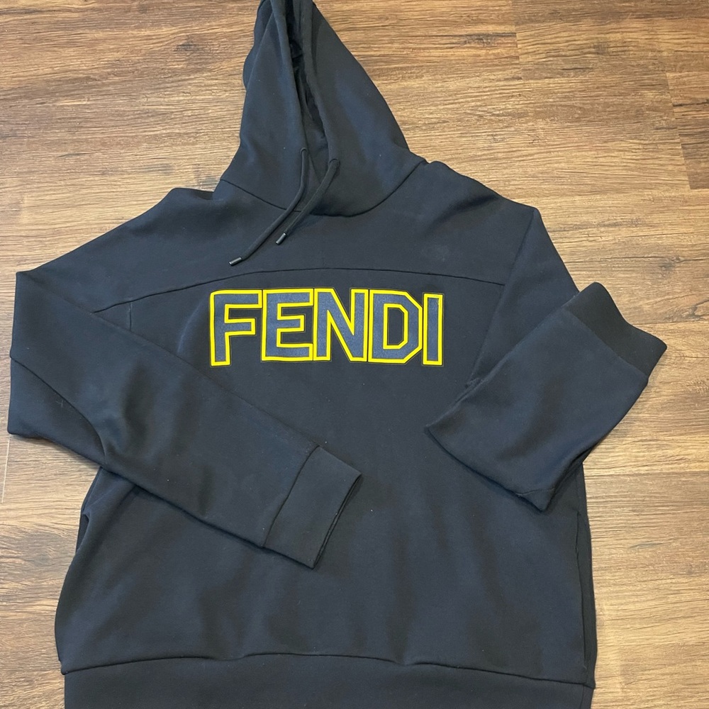 Fendi Men’s Navy Blue Hoodie